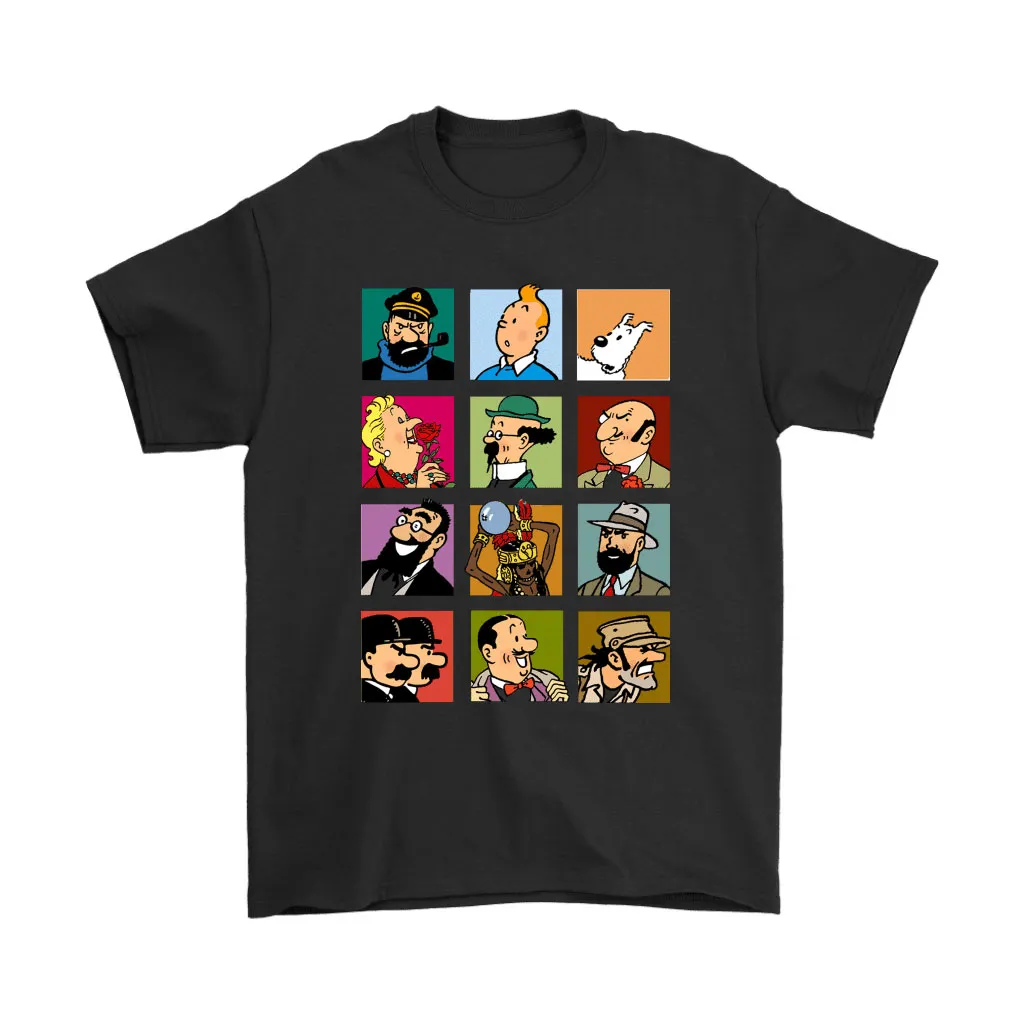 The Adventures Of Tintin Cartoon Version Unisex T-Shirt, Hoodie, Sweatshirt