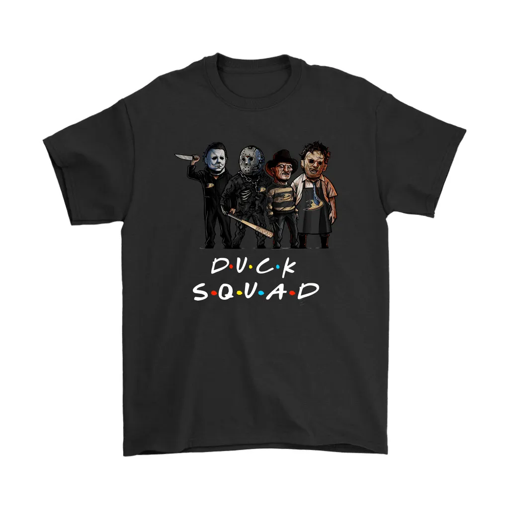 The Anaheim Ducks Squad Horror Killers Friends Nhl Unisex T-Shirt, Hoodie, Sweatshirt
