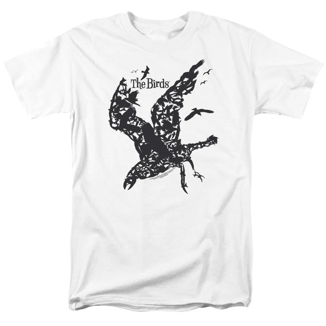 The Birds Title Mens T Shirt White