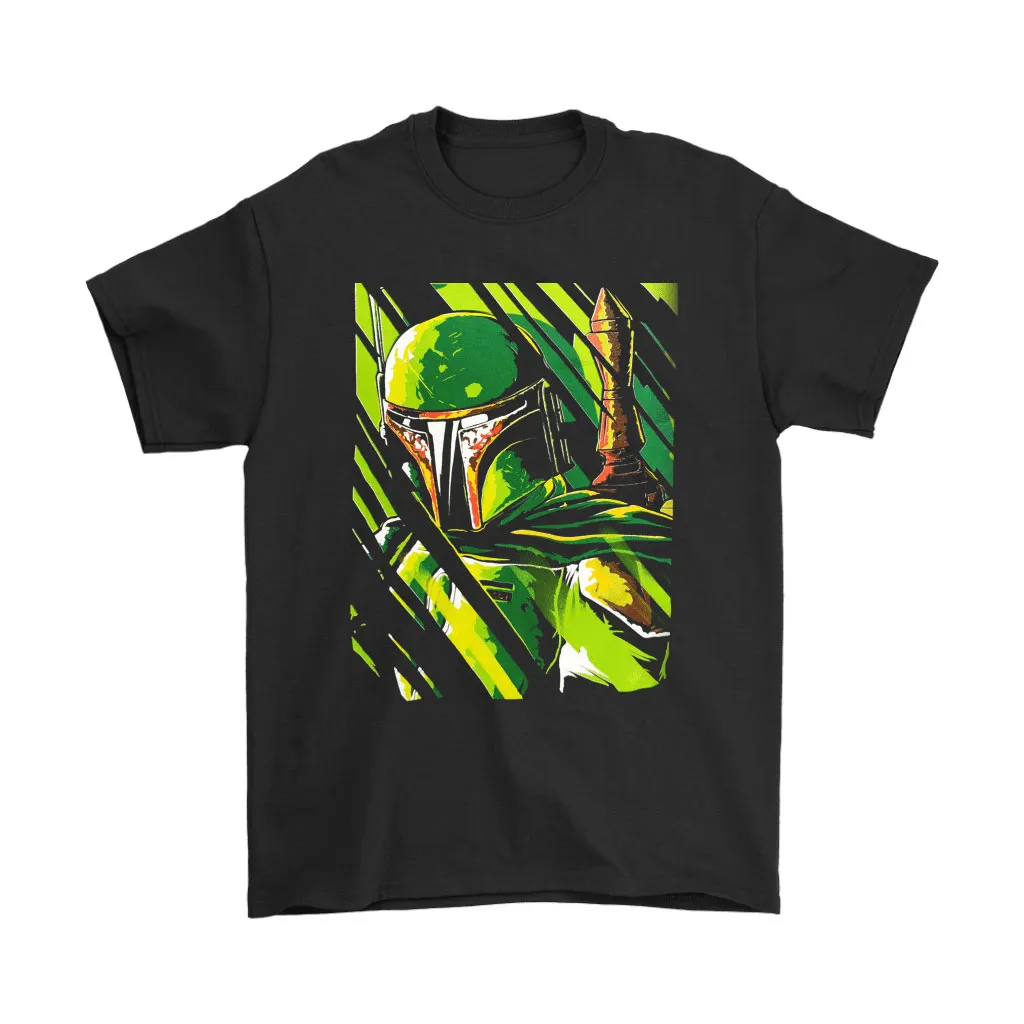 The Bounty Hunter Greenish Painting Boba Fett Star Wars Unisex T-Shirt, Hoodie, Sweatshirt