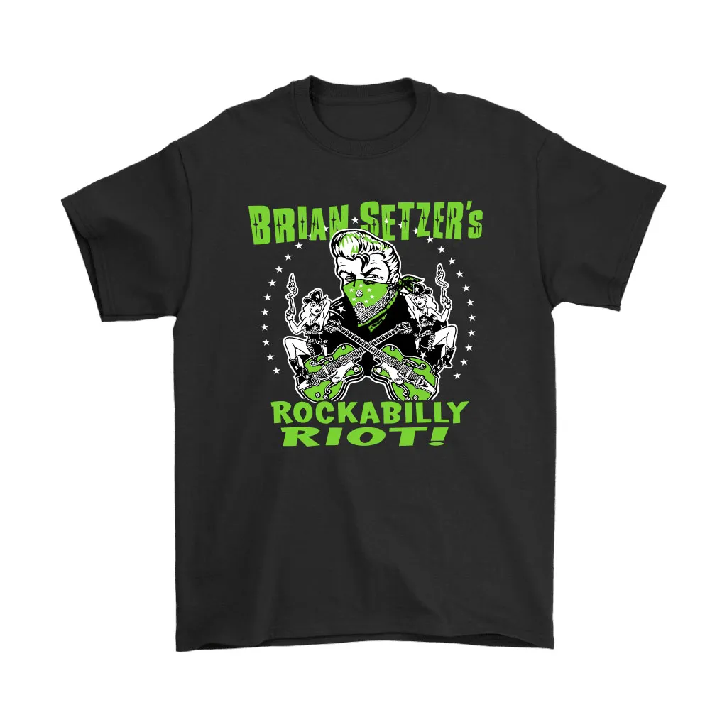 The Brian Setzer Orchestras Tour Rockability Riot Unisex T-Shirt, Hoodie, Sweatshirt