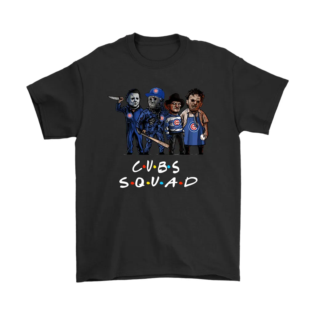 The Chicago Cubs Squad Horror Killers Friends Mlb Unisex T-Shirt, Hoodie, Sweatshirt