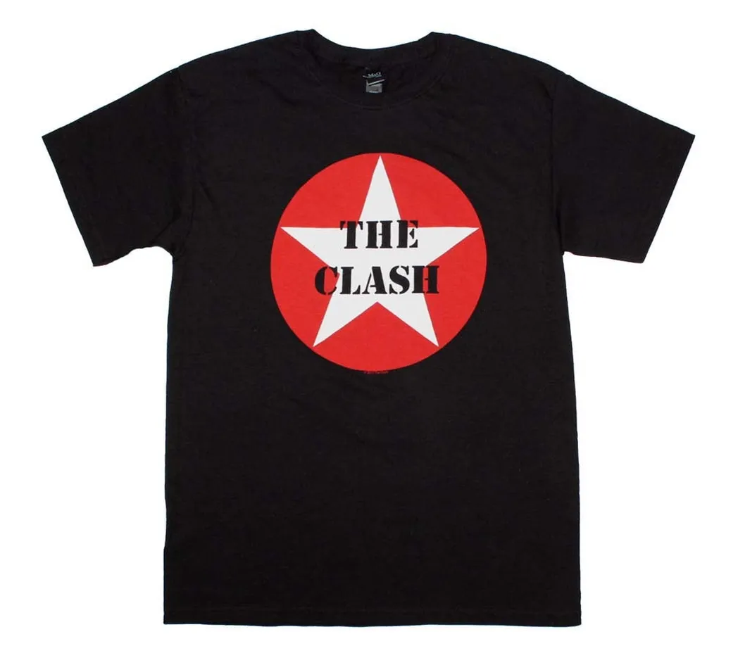 The Clash Star Logo Mens T Shirt