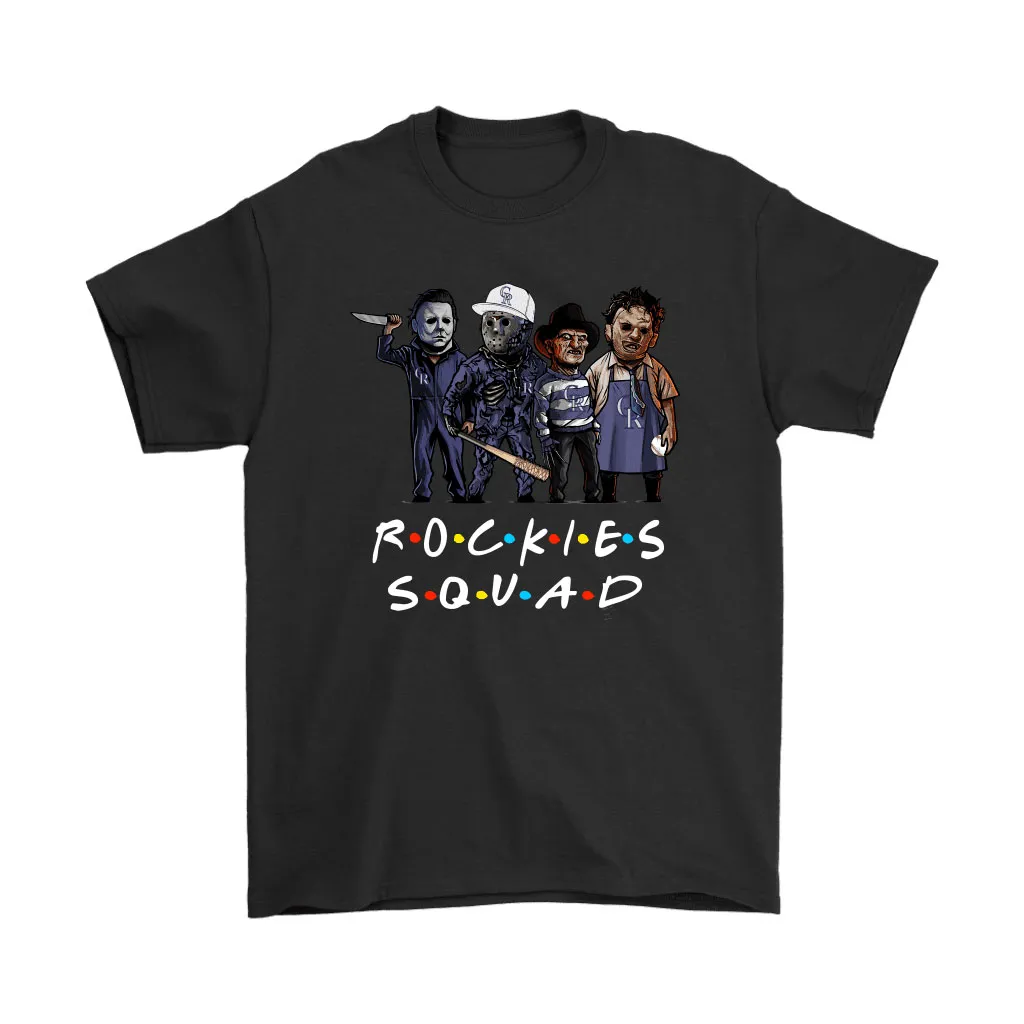 The Colorado Rockies Squad Horror Killers Friends Mlb Unisex T-Shirt, Hoodie, Sweatshirt