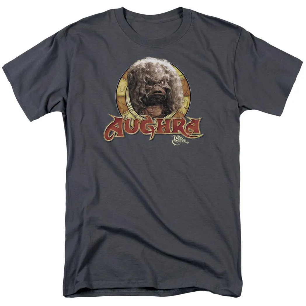 The Dark Crystal Aughra Circle Mens T Shirt Charcoal