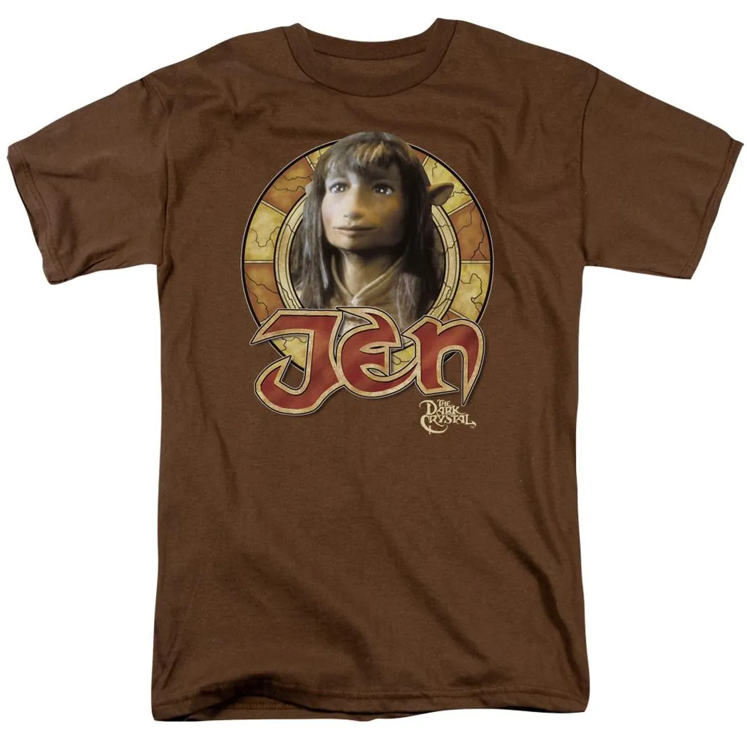 The Dark Crystal Jen Circle Mens T Shirt Coffee