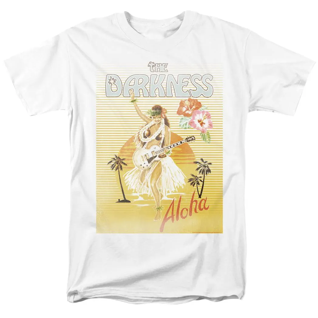 The Darkness Aloha Mens T Shirt White