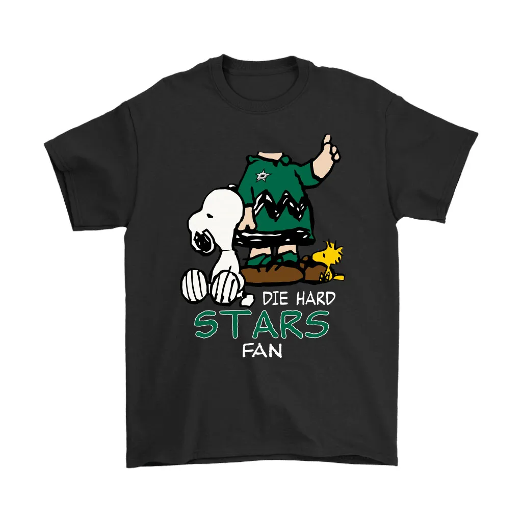 The Die Hard Dallas Stars Fans Charlie Snoopy Nhl Unisex T-Shirt, Hoodie, Sweatshirt