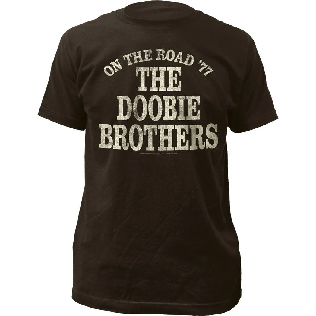 The Doobie Brothers On The Road 77 Mens T Shirt Black