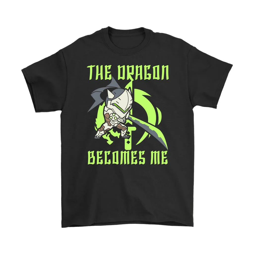 The Dragon Becomes Me Small Genji Shimada Overwatch Unisex T-Shirt, Hoodie, Sweatshirt