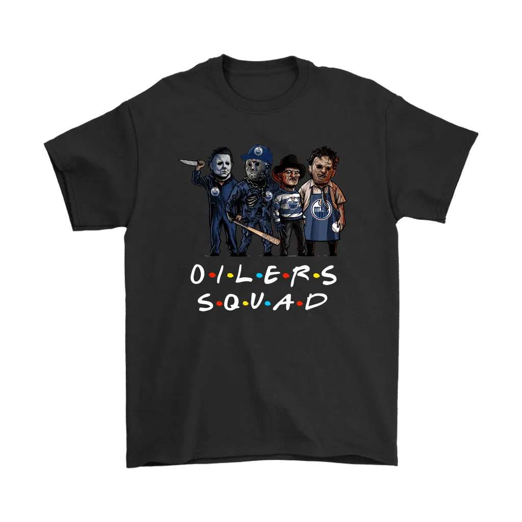 The Edmonton Oilers Squad Horror Killers Friends Nhl Unisex T-Shirt, Hoodie, Sweatshirt