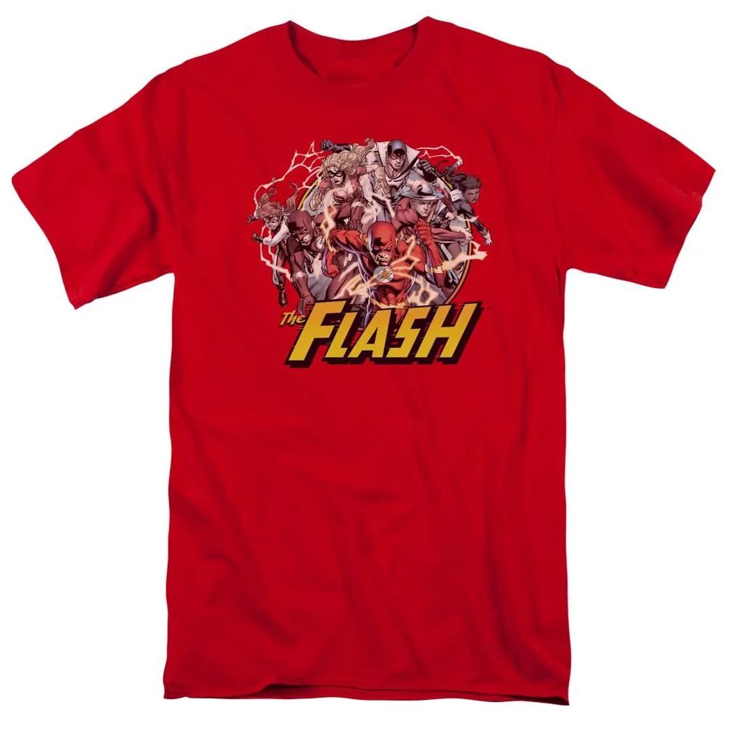 The Flash Family Mens T Shirt Red