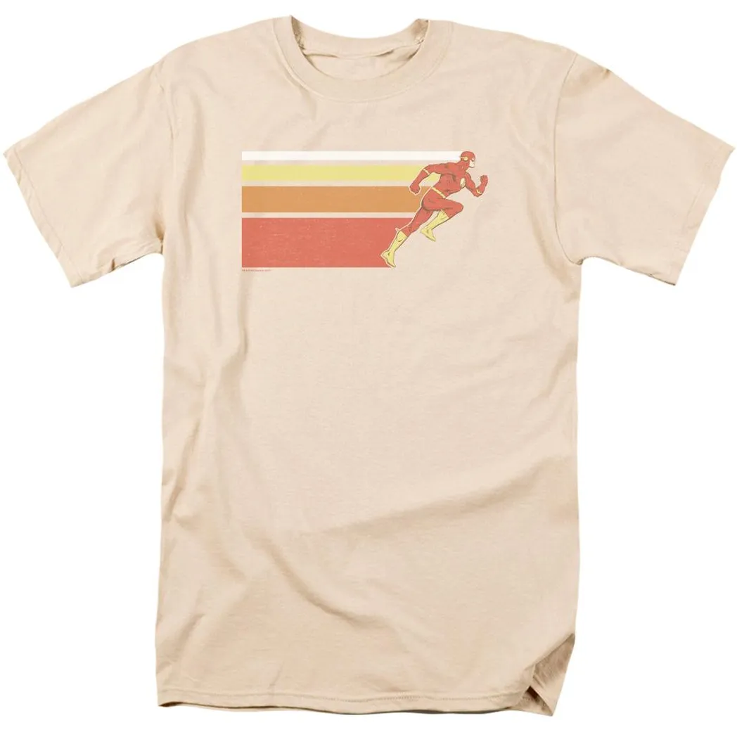 The Flash Flash Retro Bars Mens T Shirt Cream