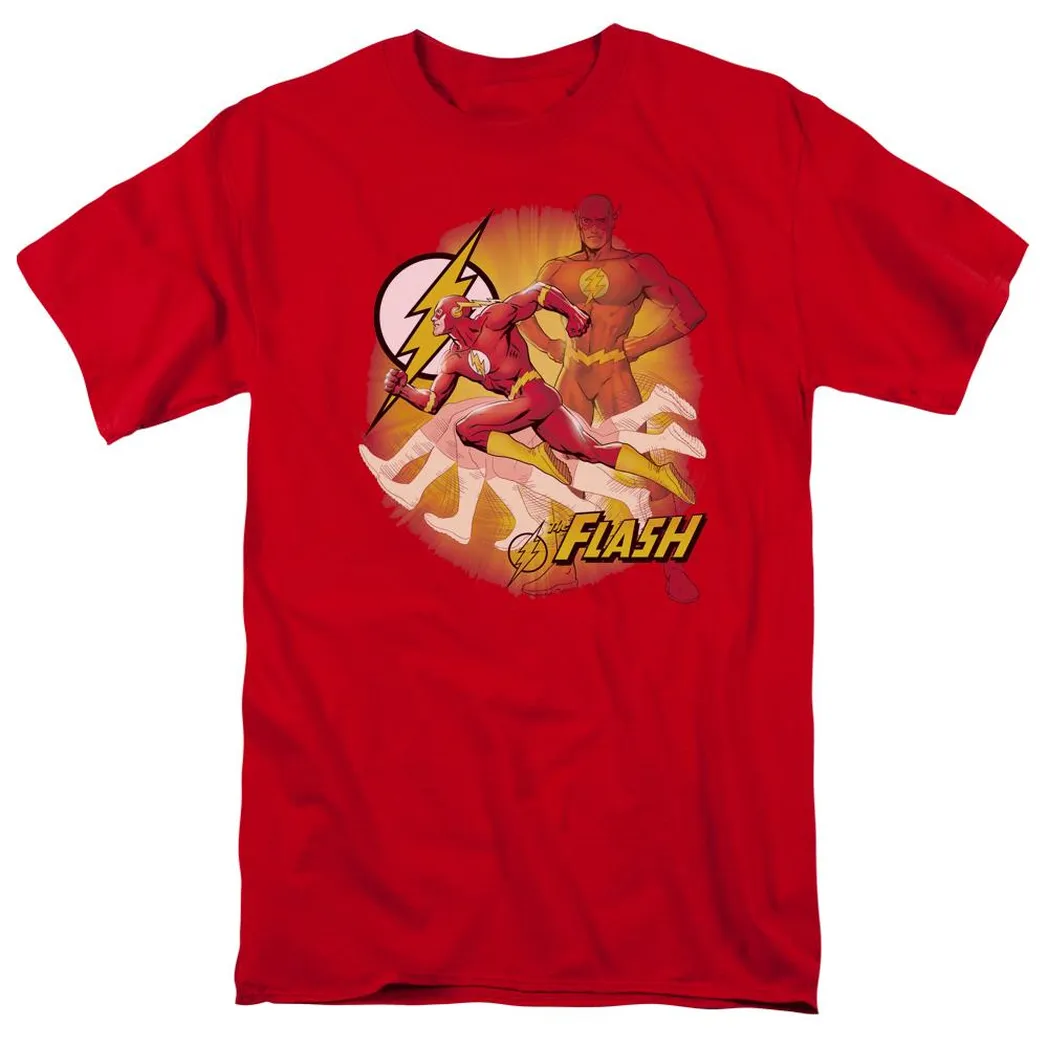 The Flash Lightning Fast Mens T Shirt Red