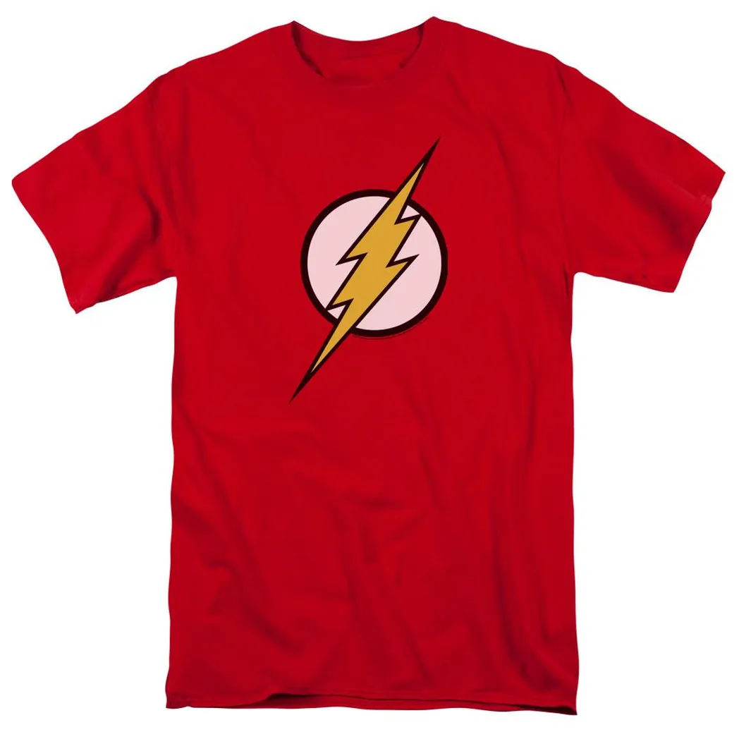 The Flash Logo Mens T Shirt Red