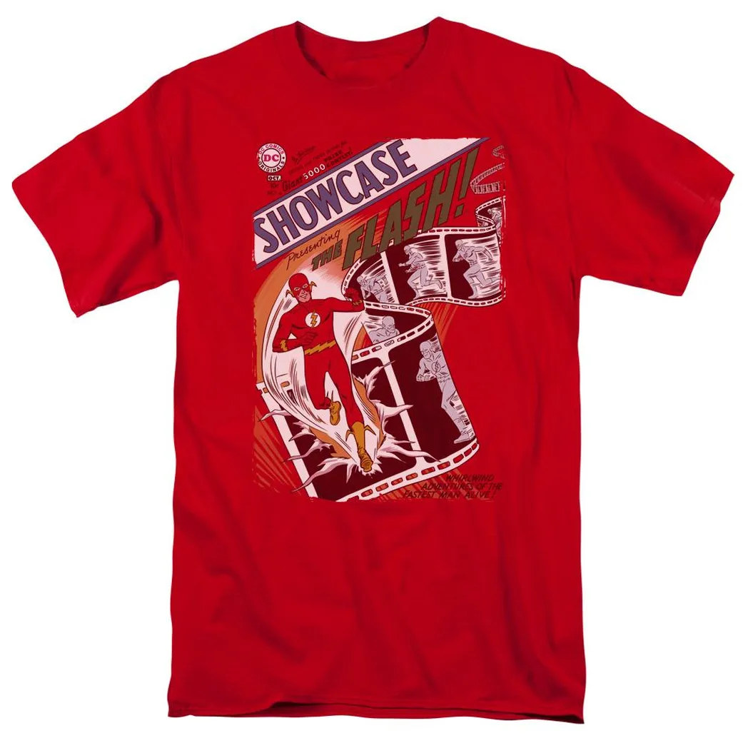 The Flash Showcase #4 Cover Mens T Shirt Red