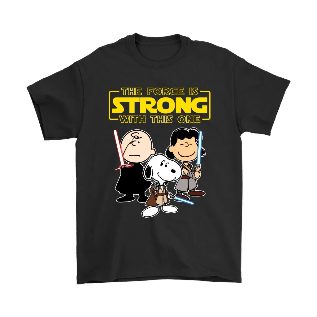 The Force Is Strong With This One Star Wars X Snoopy Unisex T-Shirt, Hoodie, Sweatshirt