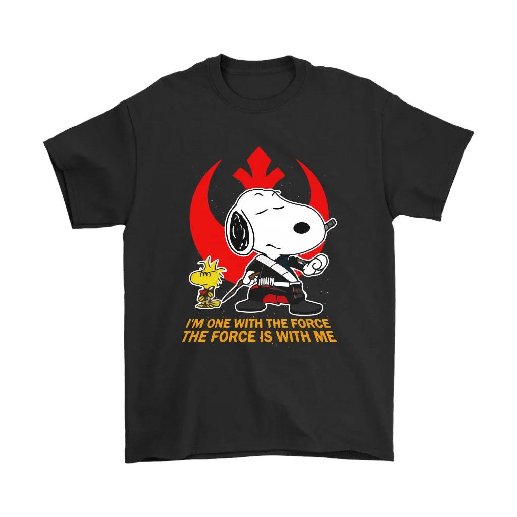 The Force Is With Me Star Wars Snoopy Unisex T-Shirt, Hoodie, Sweatshirt