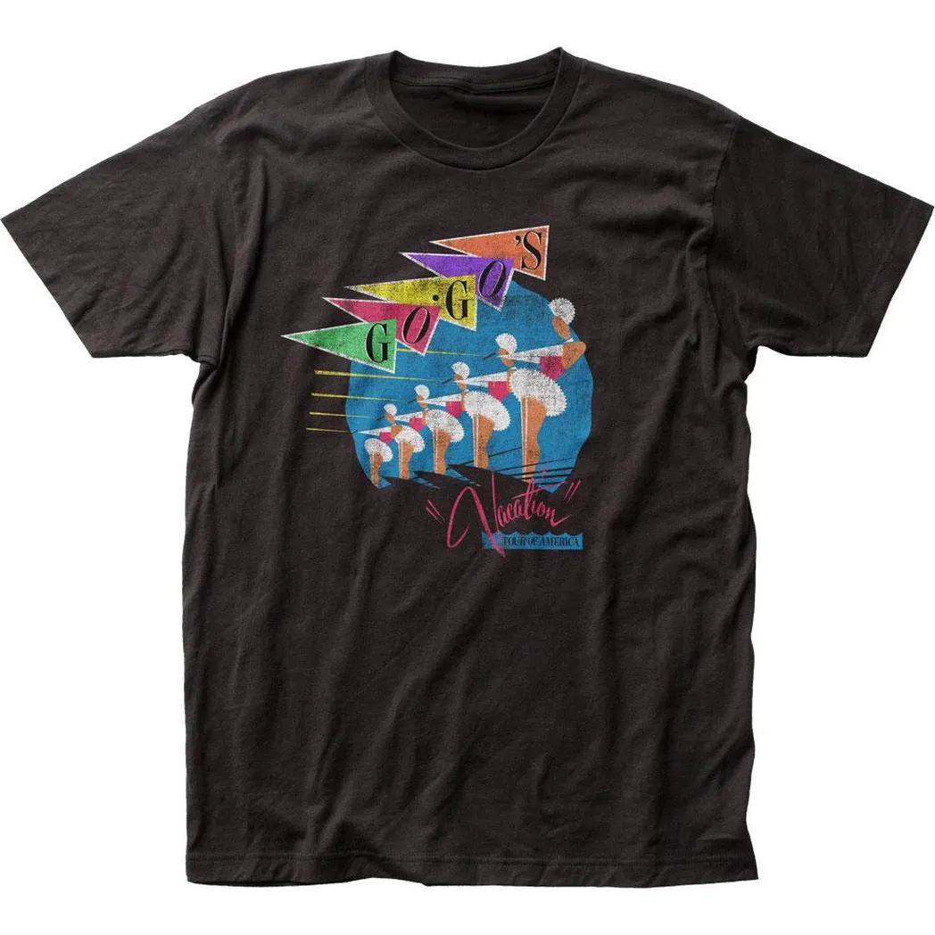 The Go-Go? Vacation Skiiers Mens T Shirt Black