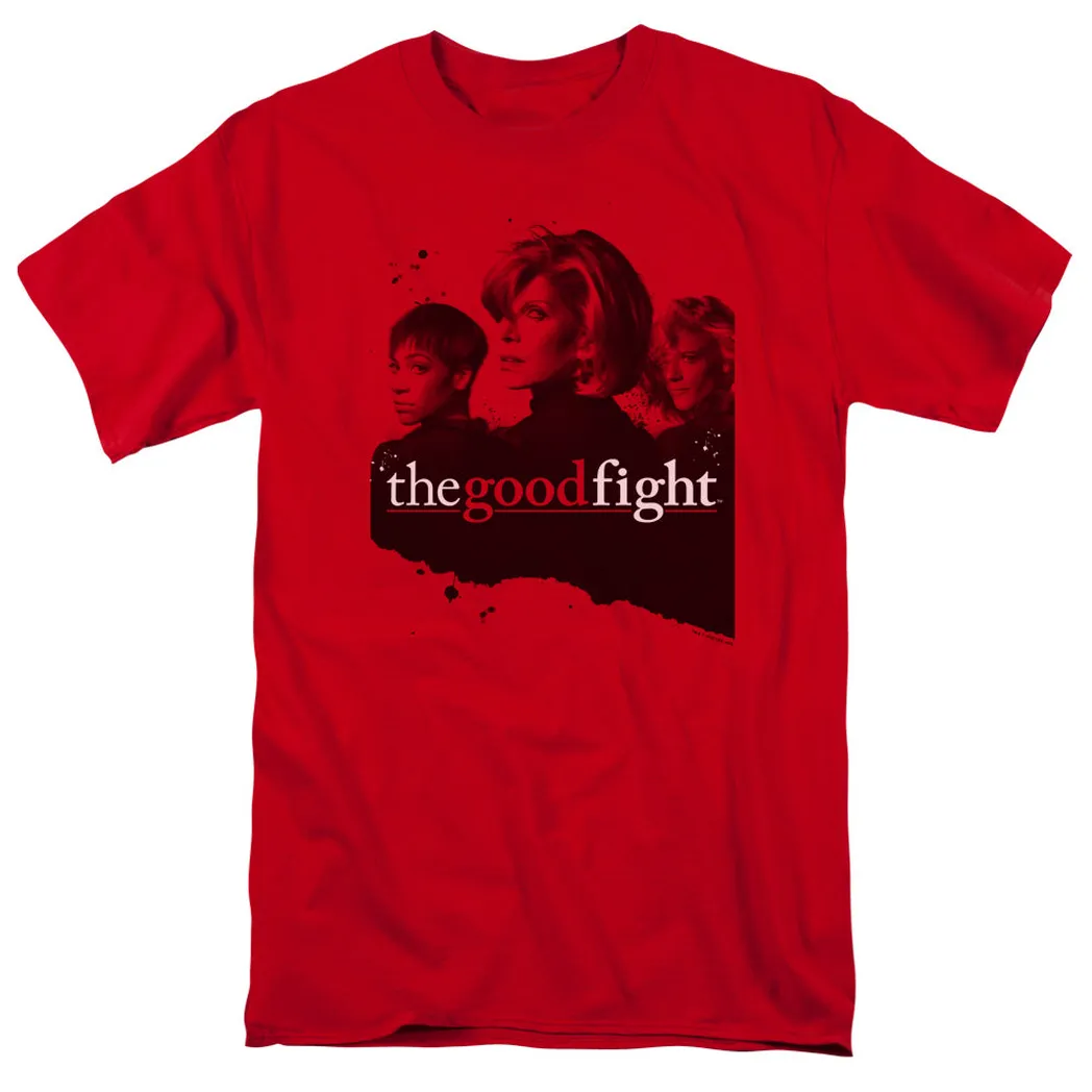 The Good Fight Diane Lucca Maia Mens T Shirt Red