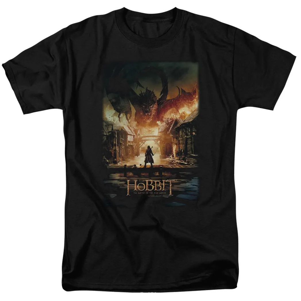 The Hobbit Aug Poster Mens T Shirt Black