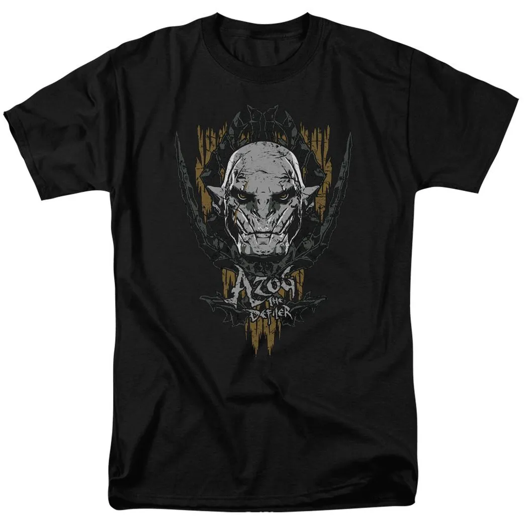 The Hobbit Azog Mens T Shirt Black