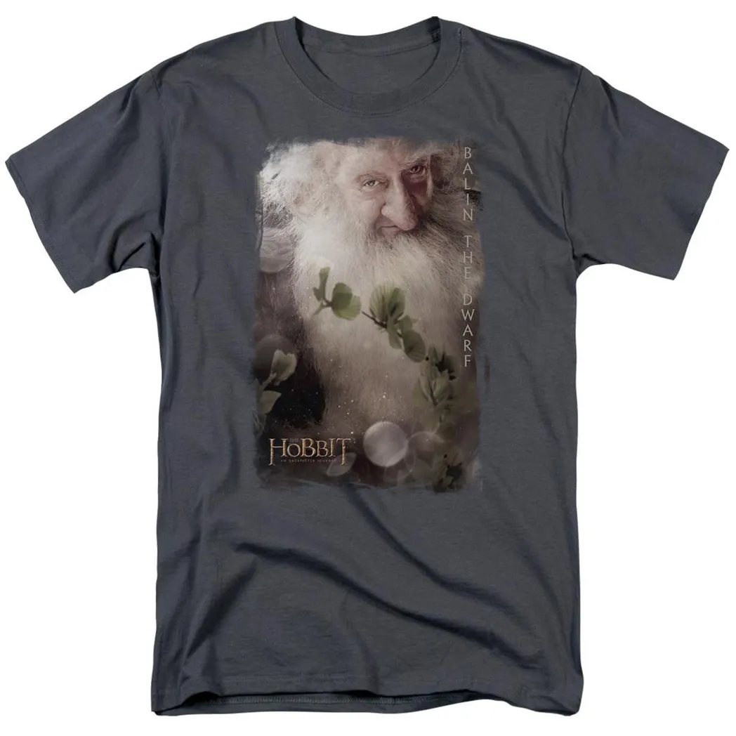 The Hobbit Balin Mens T Shirt Charcoal