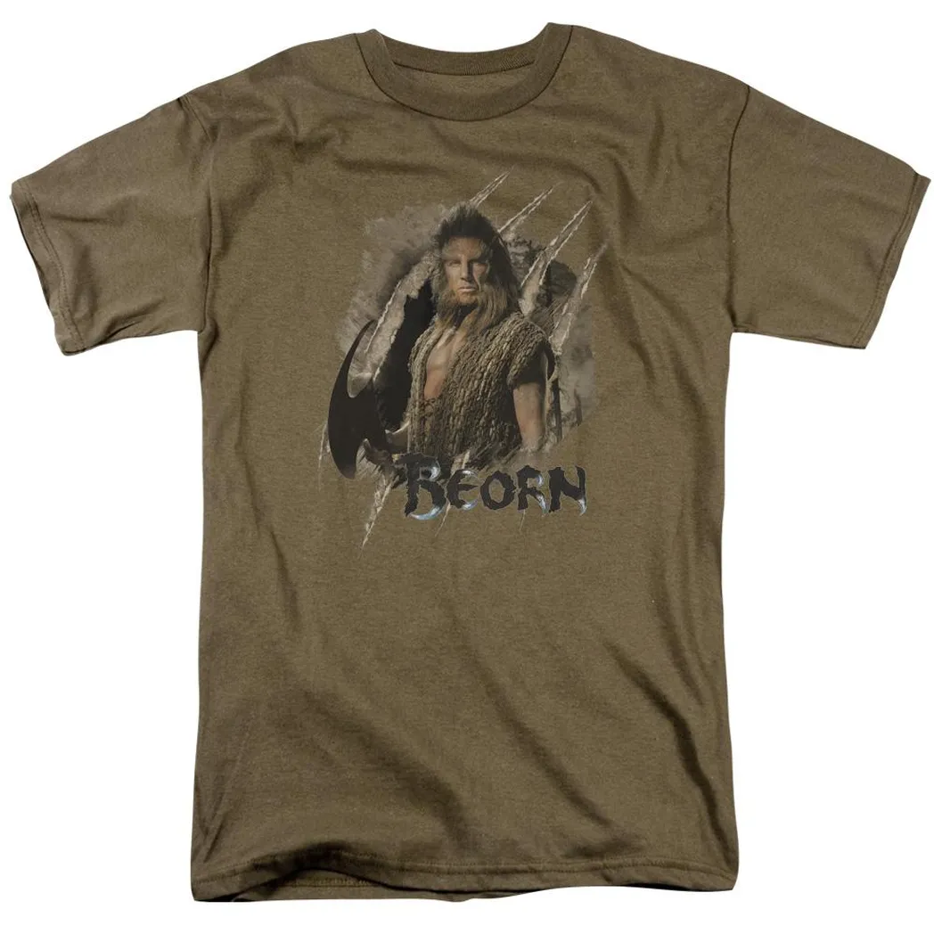 The Hobbit Beorn Mens T Shirt Safari Green