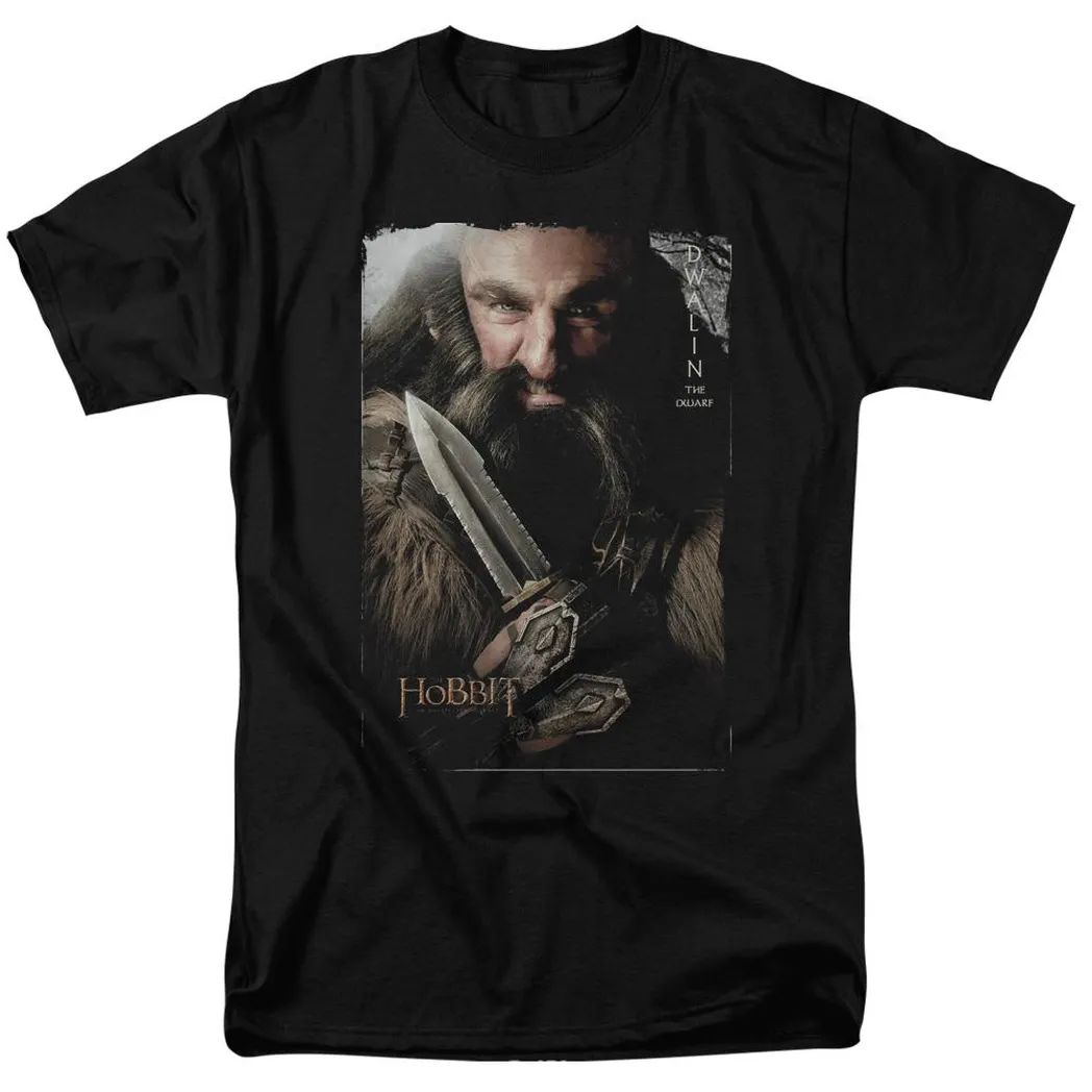 The Hobbit Dwalin Mens T Shirt Black