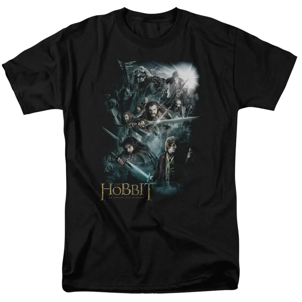 The Hobbit Epic Adventure Mens T Shirt Black