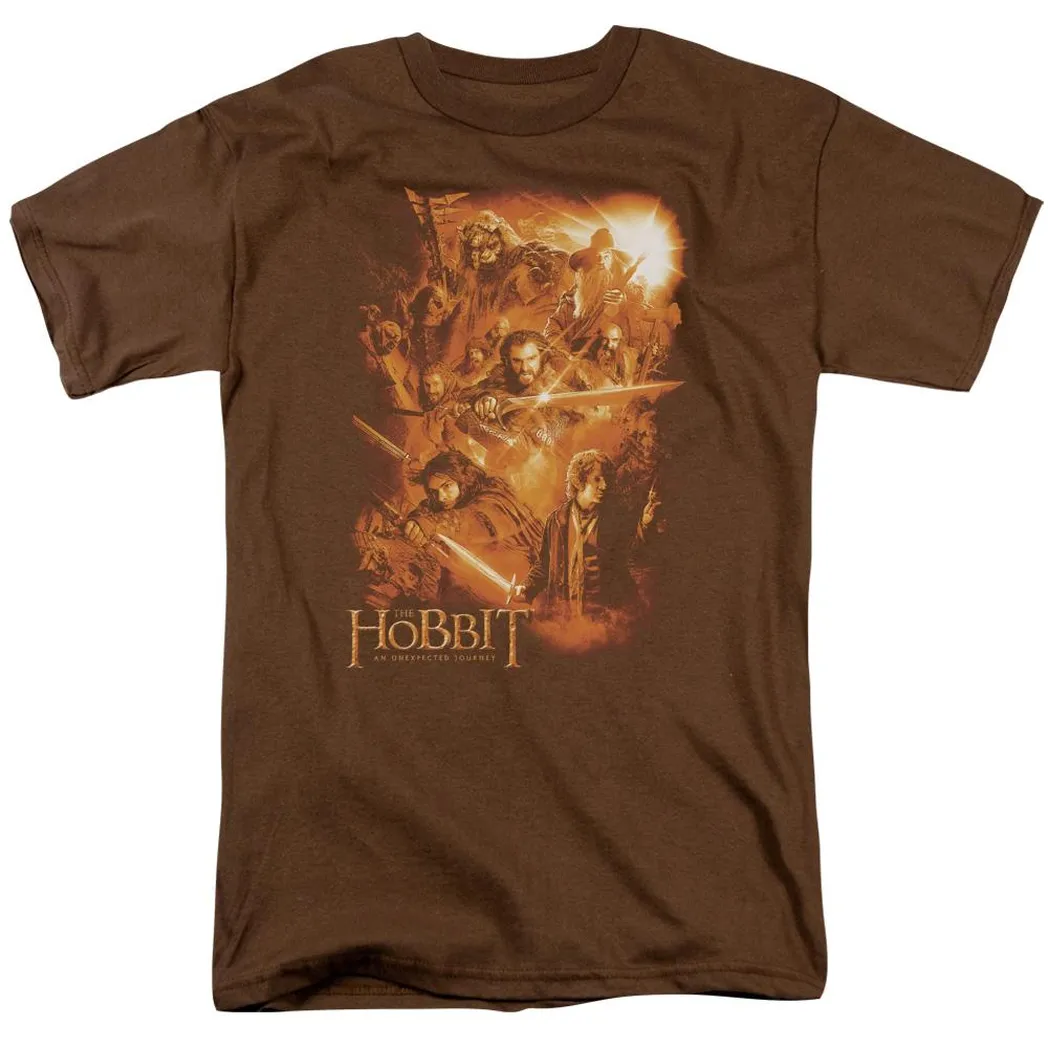 The Hobbit Epic Adventure Mens T Shirt Coffee