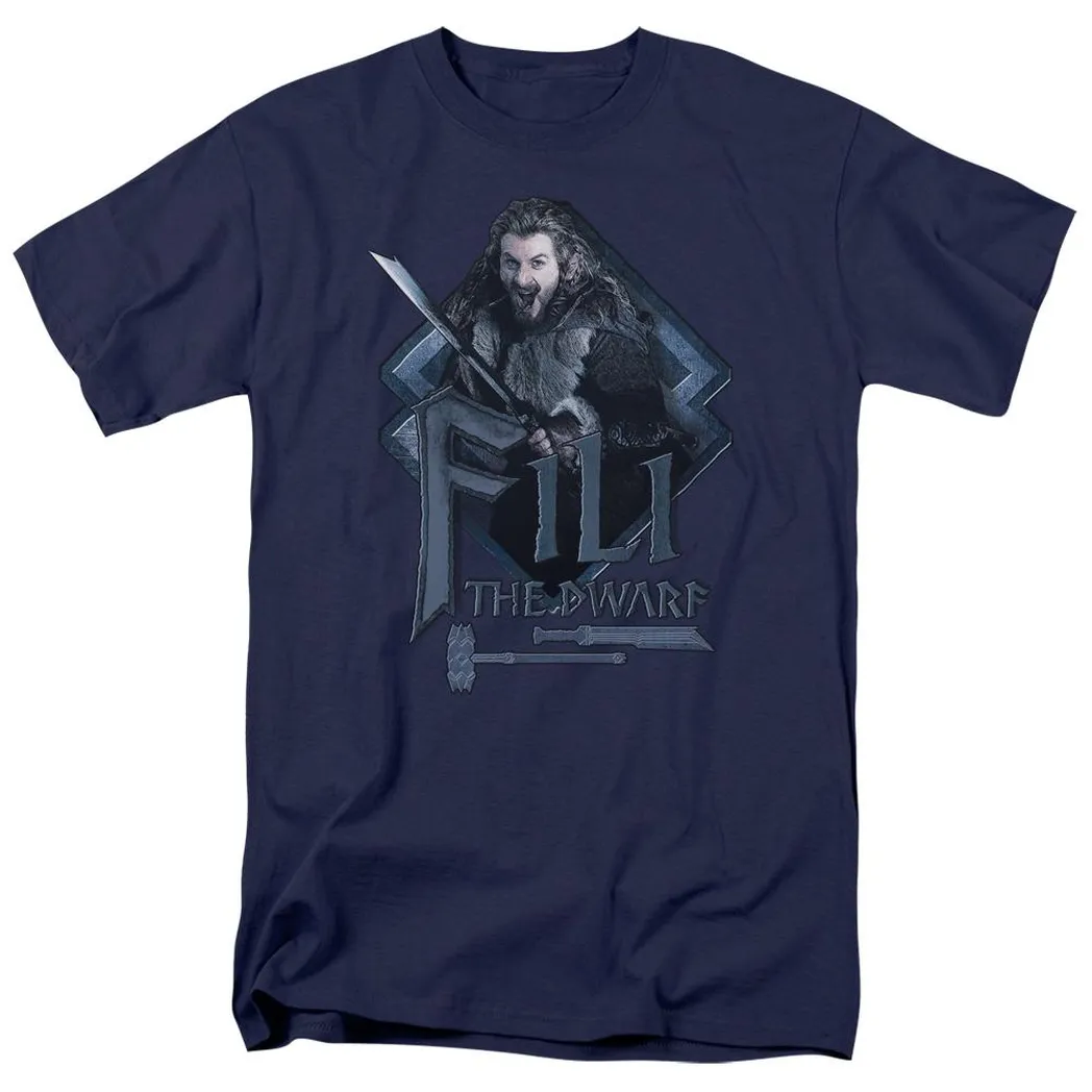 The Hobbit Fili Mens T Shirt Navy Blue