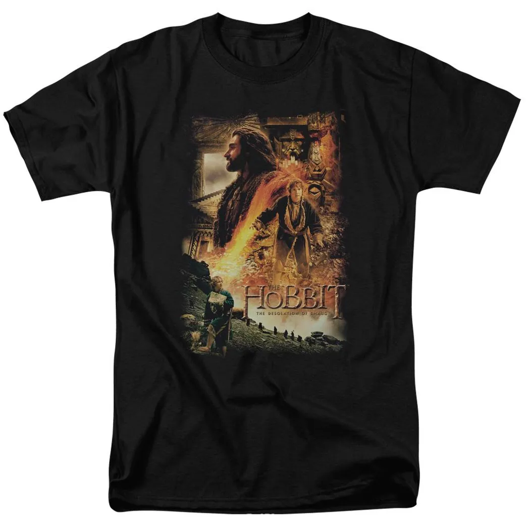 The Hobbit Golden Chamber Mens T Shirt Black