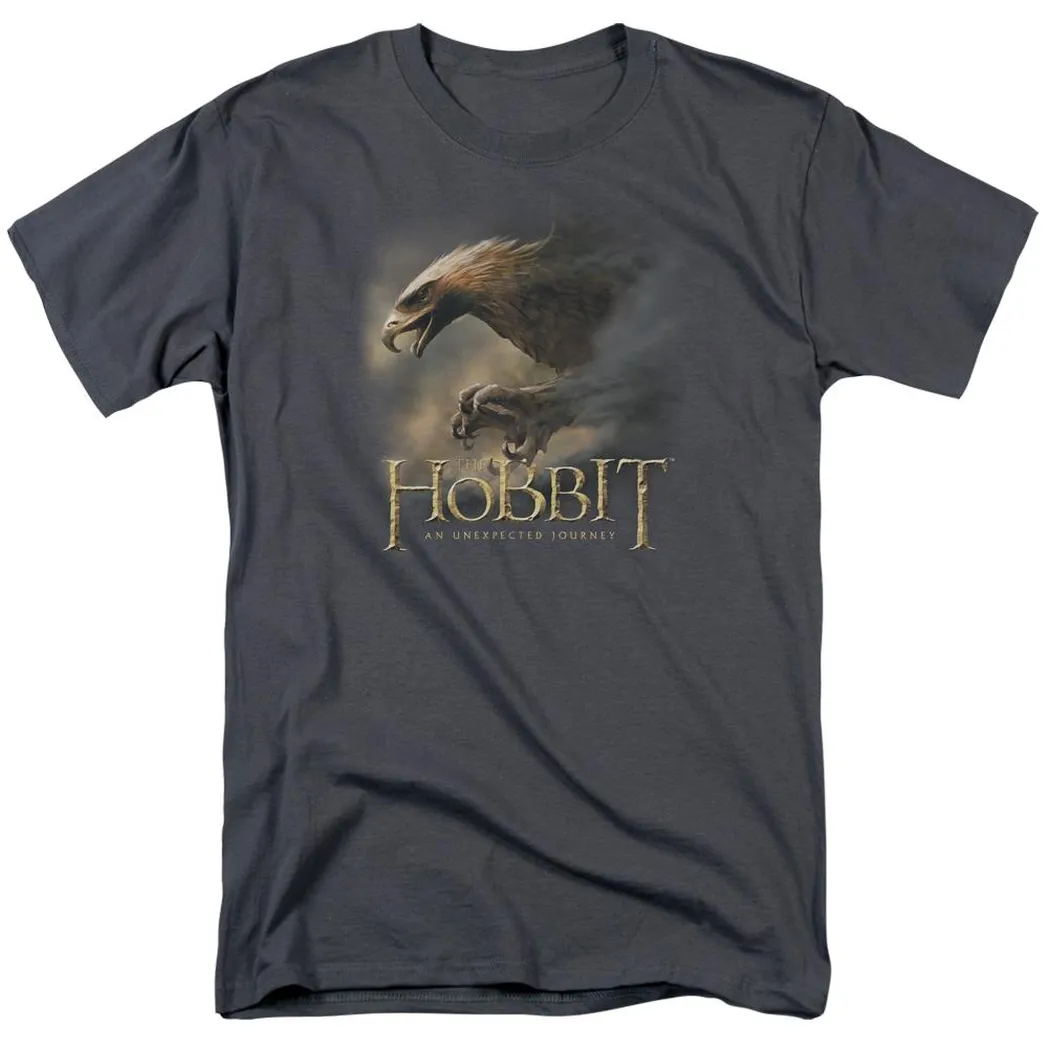 The Hobbit Great Eagle Mens T Shirt Charcoal