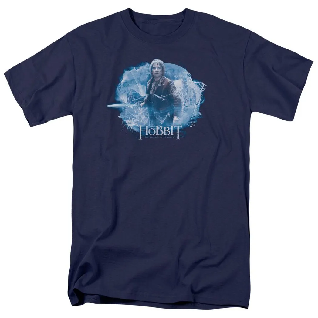 The Hobbit Tangled Web Mens T Shirt Navy Blue