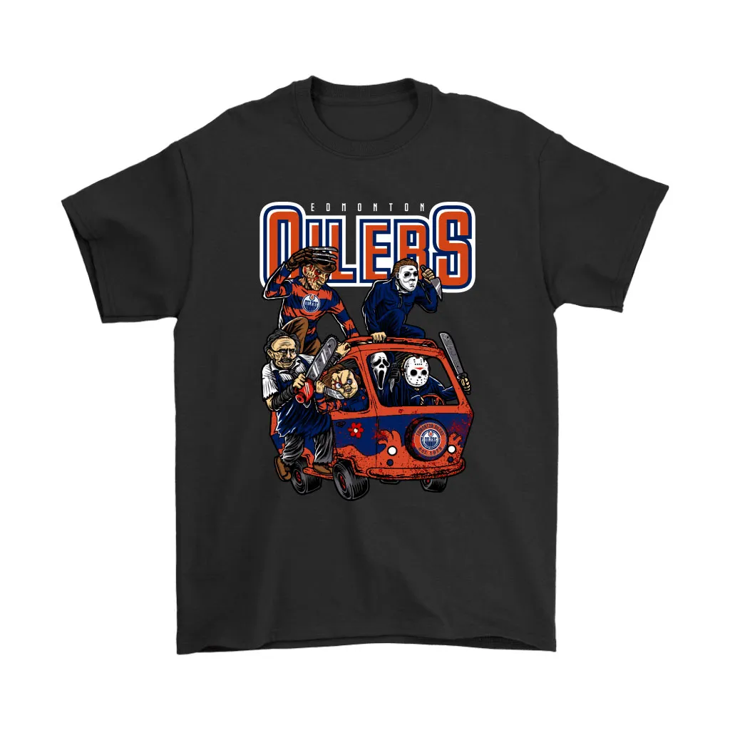 The Killers Club Edmonton Oilers Horror Nhl Hockey Unisex T-Shirt, Hoodie, Sweatshirt