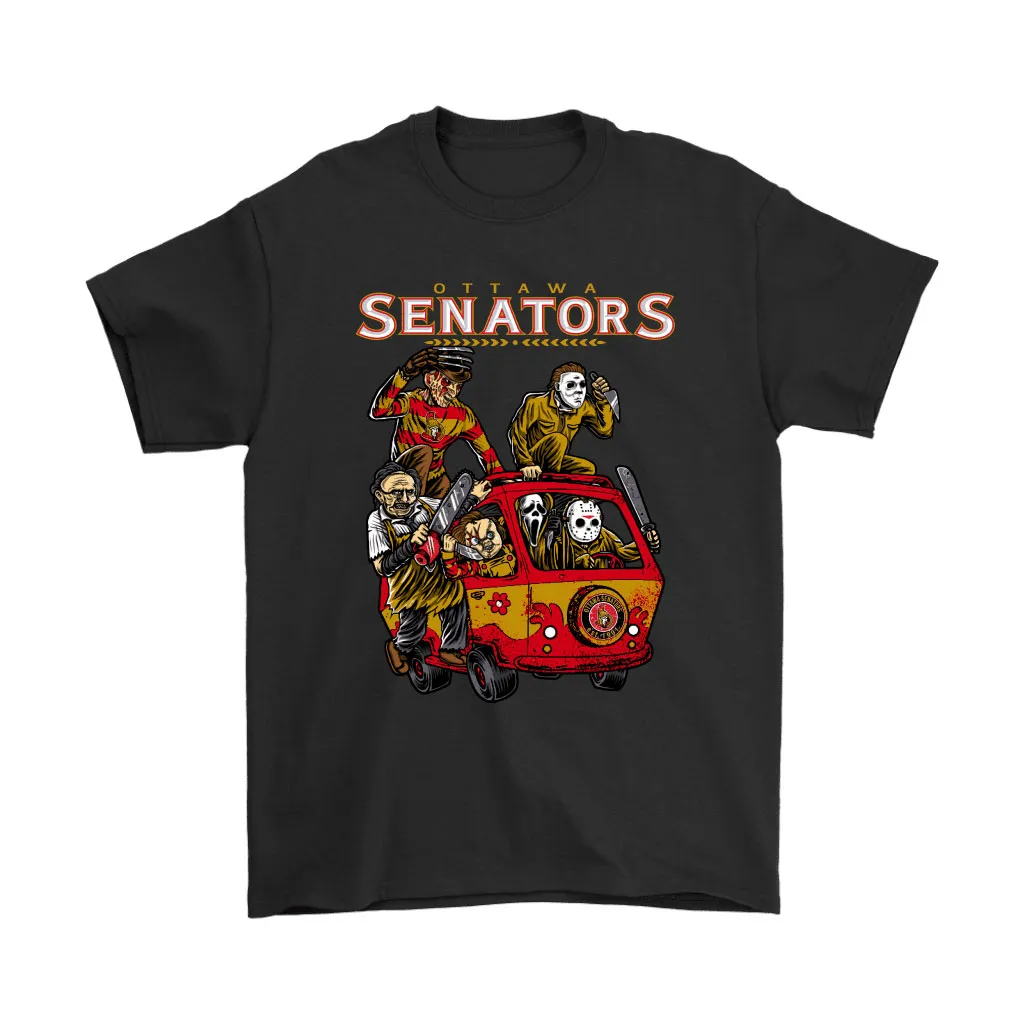 The Killers Club Ottawa Senators Horror Nhl Hockey Unisex T-Shirt, Hoodie, Sweatshirt