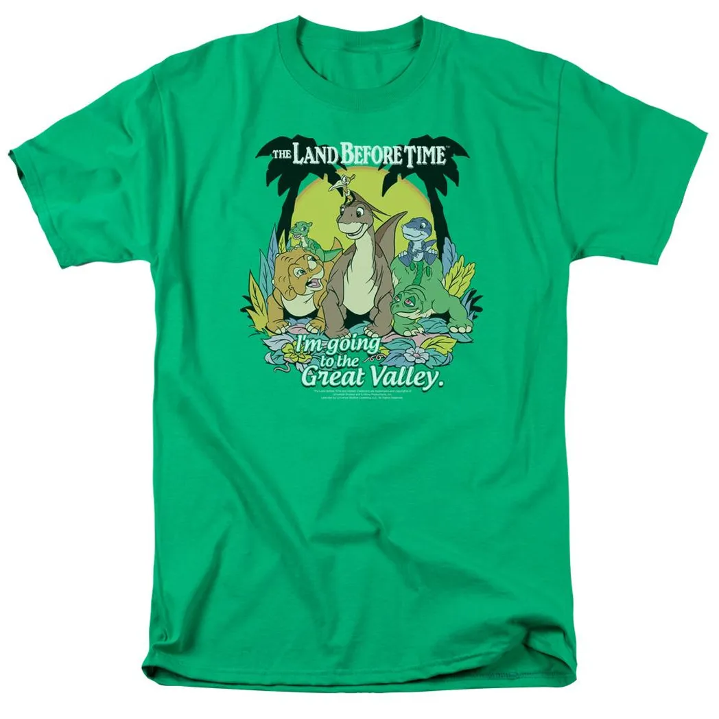 The Land Before Time Great Valley Mens T Shirt Kelly Green