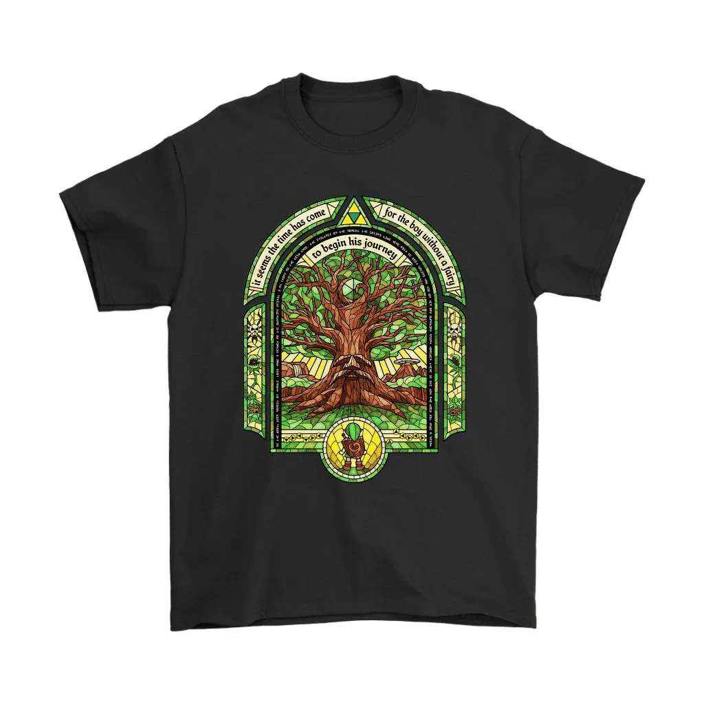 The Legend Of Zelda Link Begins His Journey Chruch Glasses Unisex T-Shirt, Hoodie, Sweatshirt