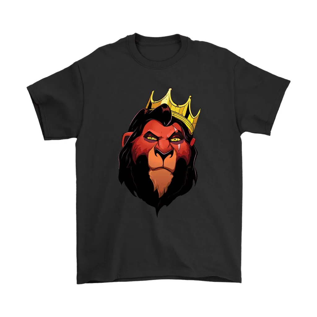 The Lion King Scar Wearing The Crown Of King Unisex T-Shirt, Hoodie, Sweatshirt