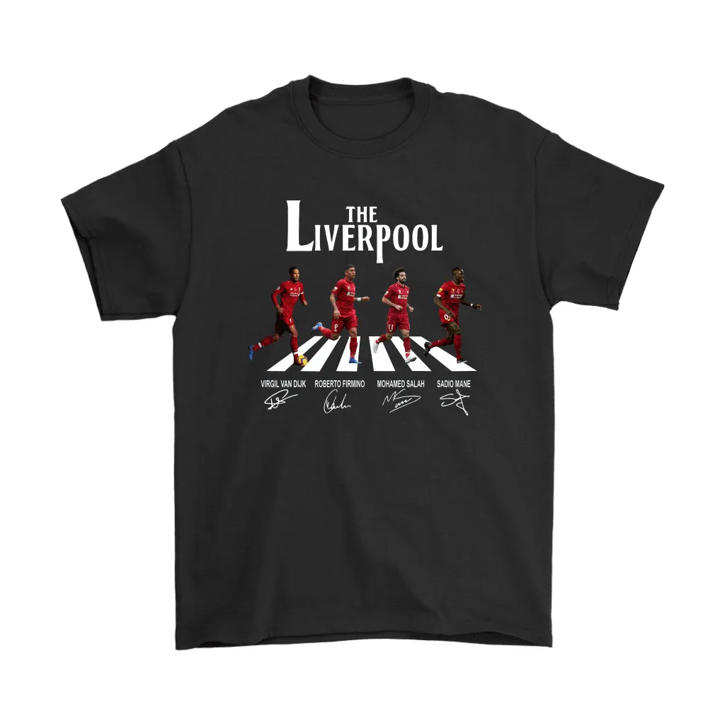 The Liverpool Van Dijk Firmino Salah Mane Signatures Unisex T-Shirt, Hoodie, Sweatshirt