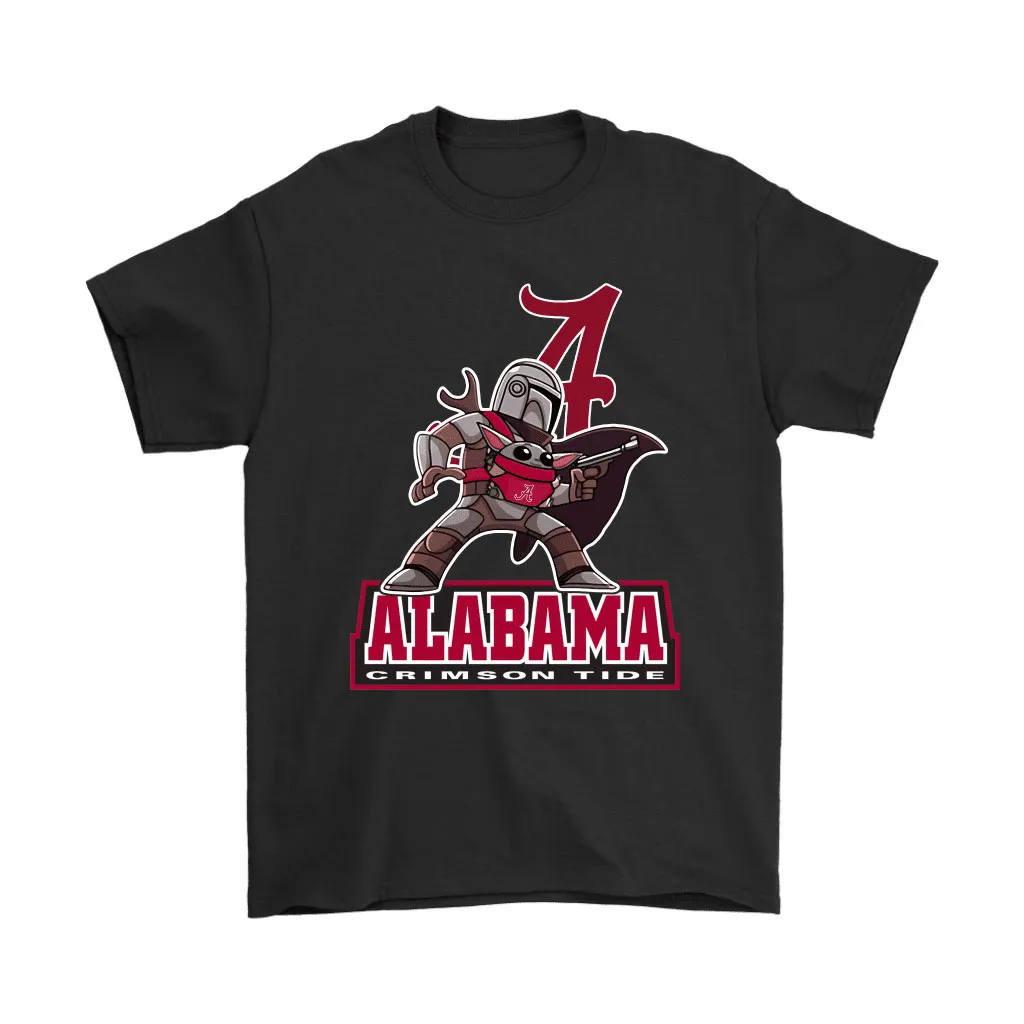 The Mandalorian Baby Yoda Alabama Crimson Tide Ncaa Unisex T-Shirt, Hoodie, Sweatshirt