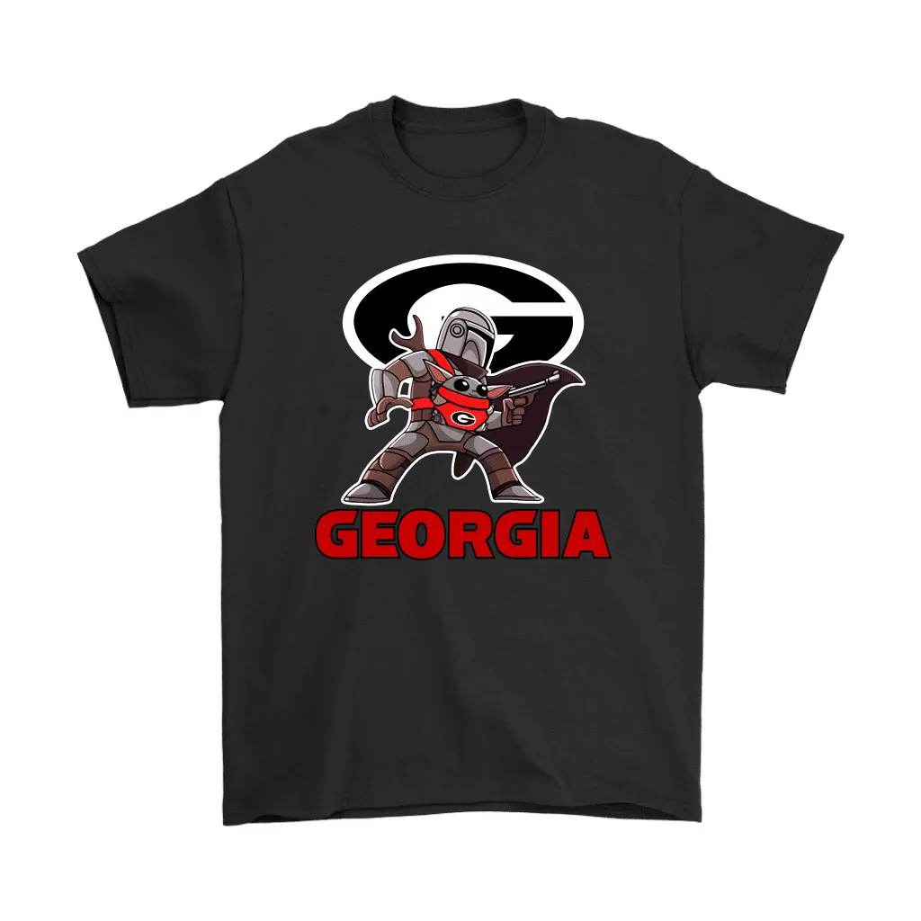 The Mandalorian Baby Yoda Georgia Bulldogs Ncaa Unisex T-Shirt, Hoodie, Sweatshirt