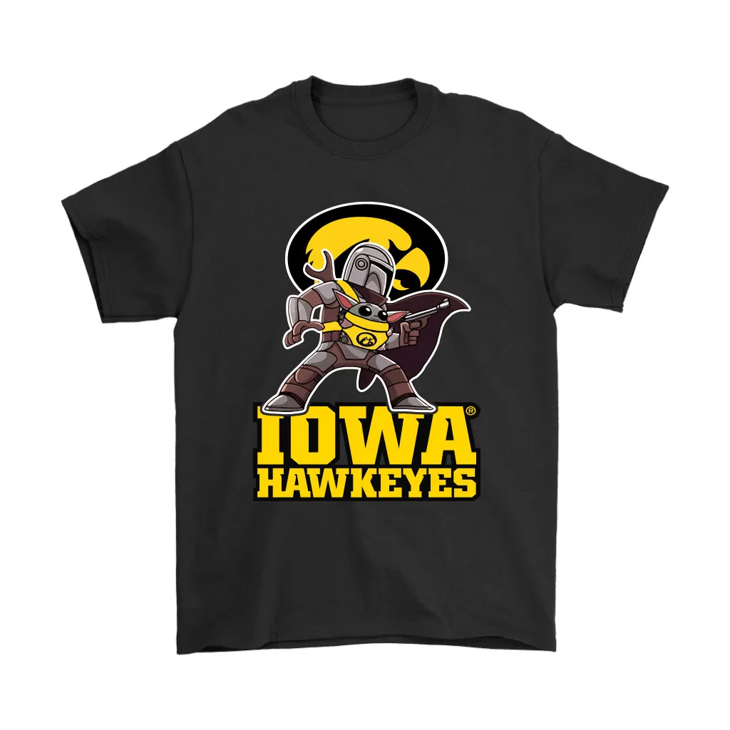 The Mandalorian Baby Yoda Iowa Hawkeyes Ncaa Unisex T-Shirt, Hoodie, Sweatshirt