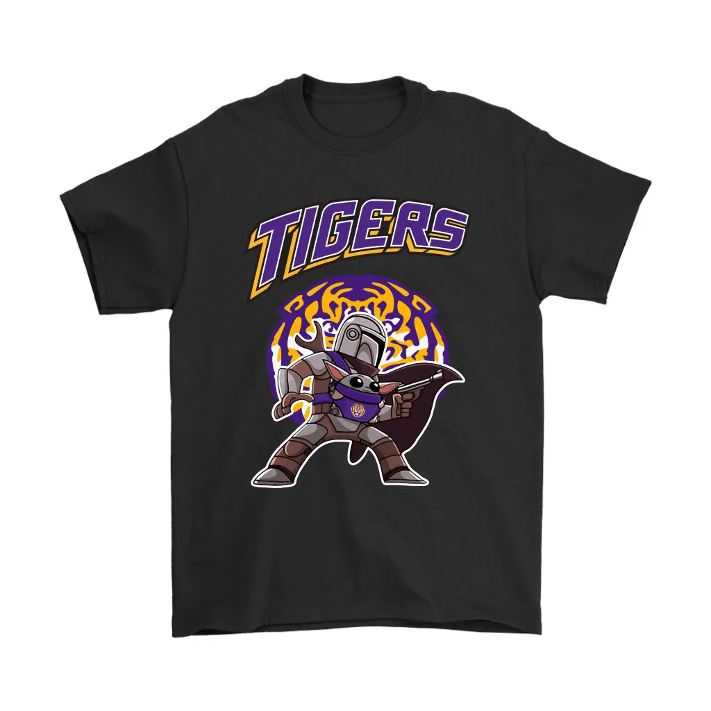 The Mandalorian Baby Yoda Lsu Tigers Ncaa Unisex T-Shirt, Hoodie, Sweatshirt