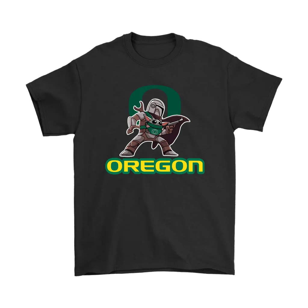 The Mandalorian Baby Yoda Oregon Ducks Ncaa Unisex T-Shirt, Hoodie, Sweatshirt