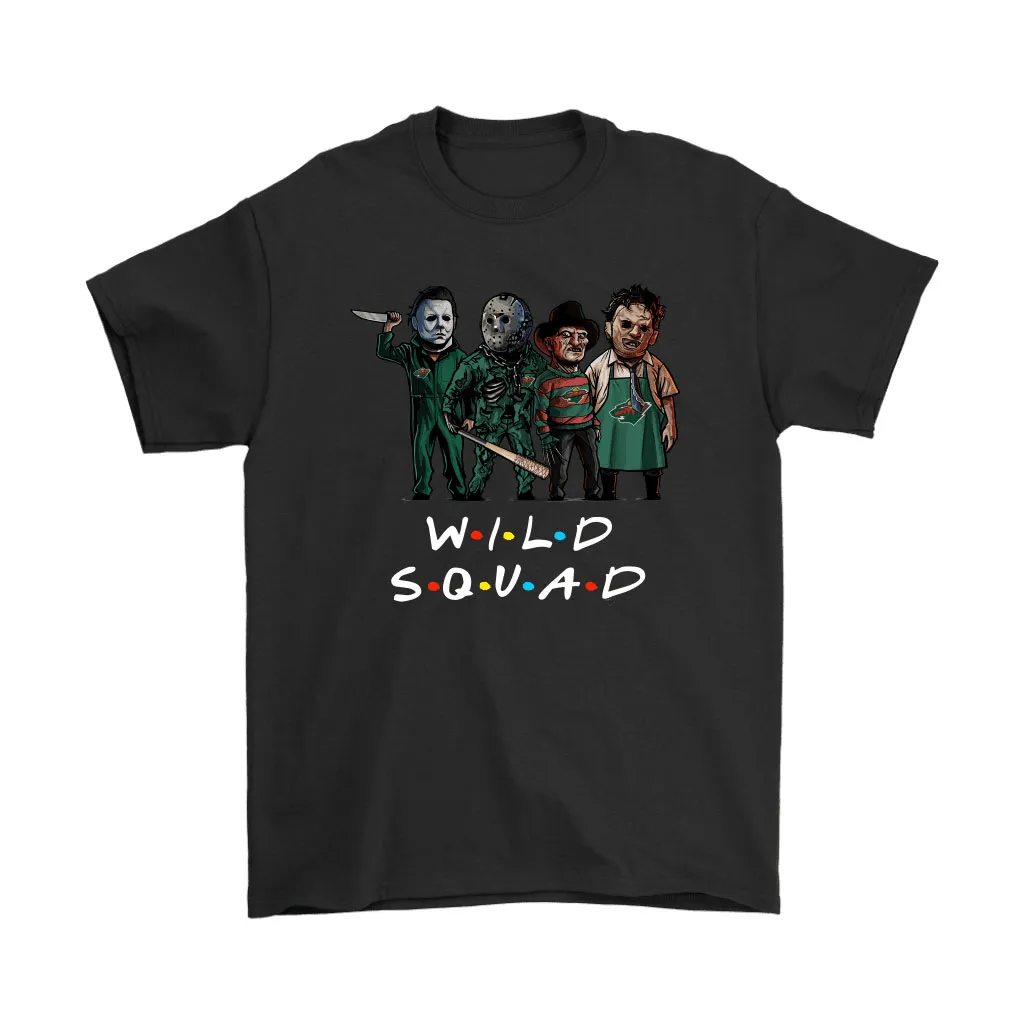 The Minnesota Wild Squad Horror Killers Friends Nhl Unisex T-Shirt, Hoodie, Sweatshirt