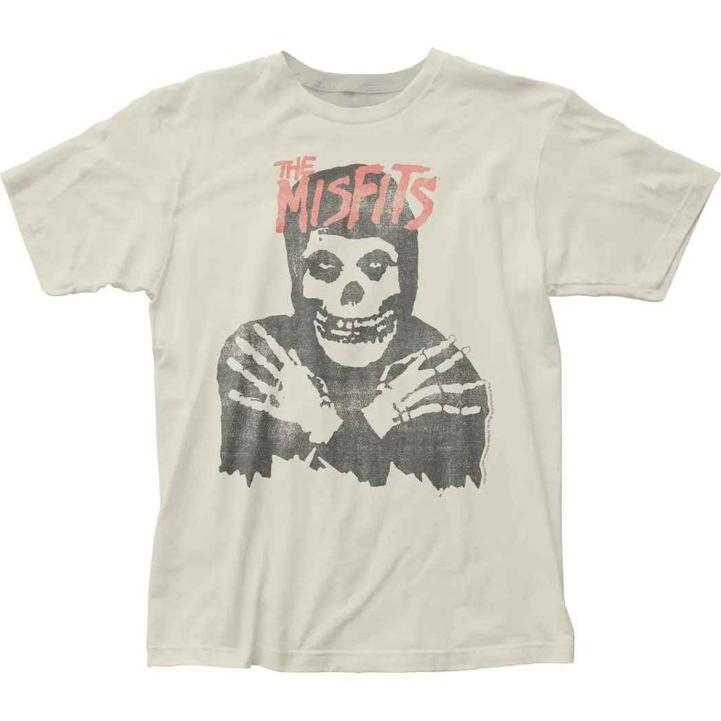 The Misfits Classic Skull Mens T Shirt Vintage White