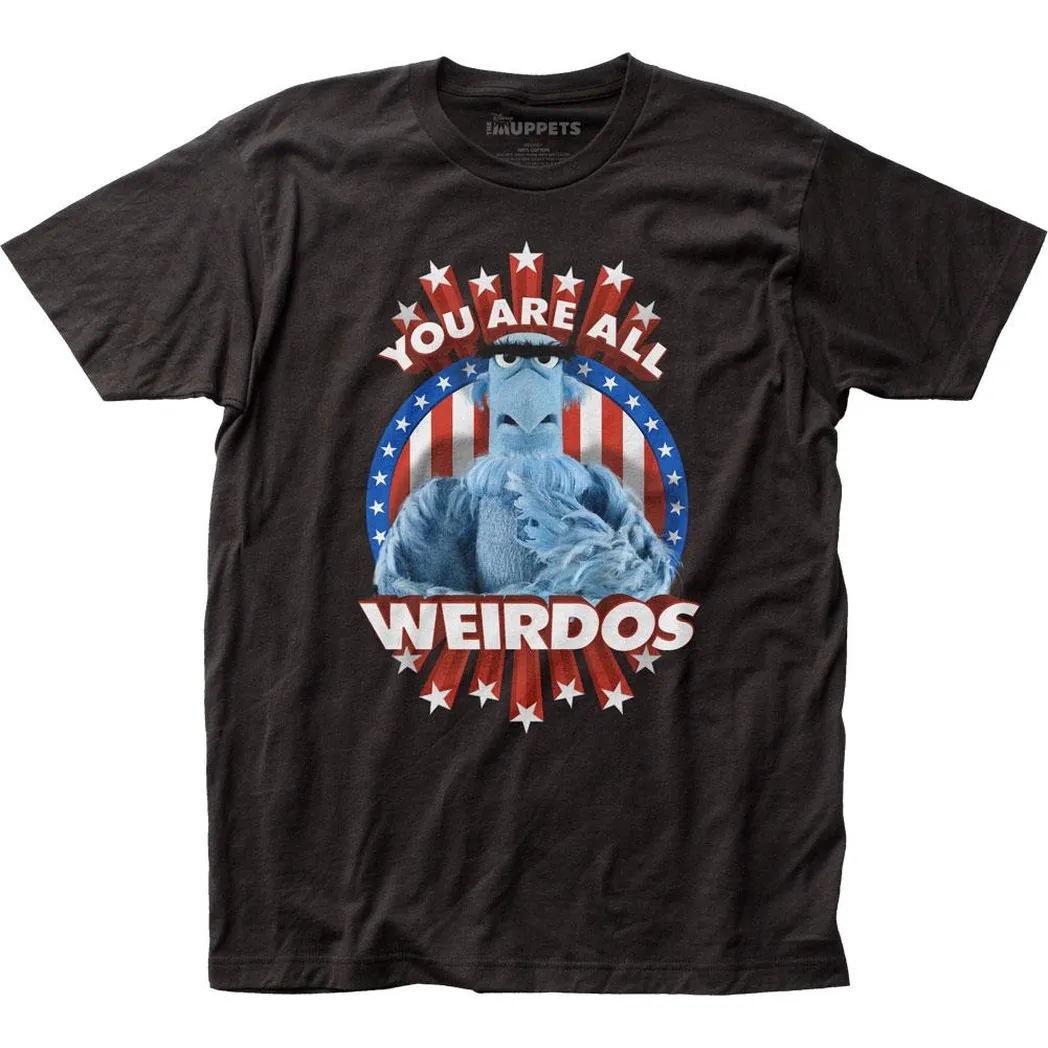 The Muppets Weirdos Mens T Shirt Black