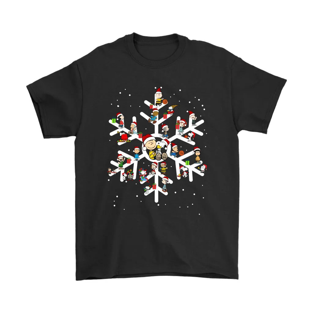 The Peanuts A Joyful Christmas With Snoopy Snowflake Unisex T-Shirt, Hoodie, Sweatshirt